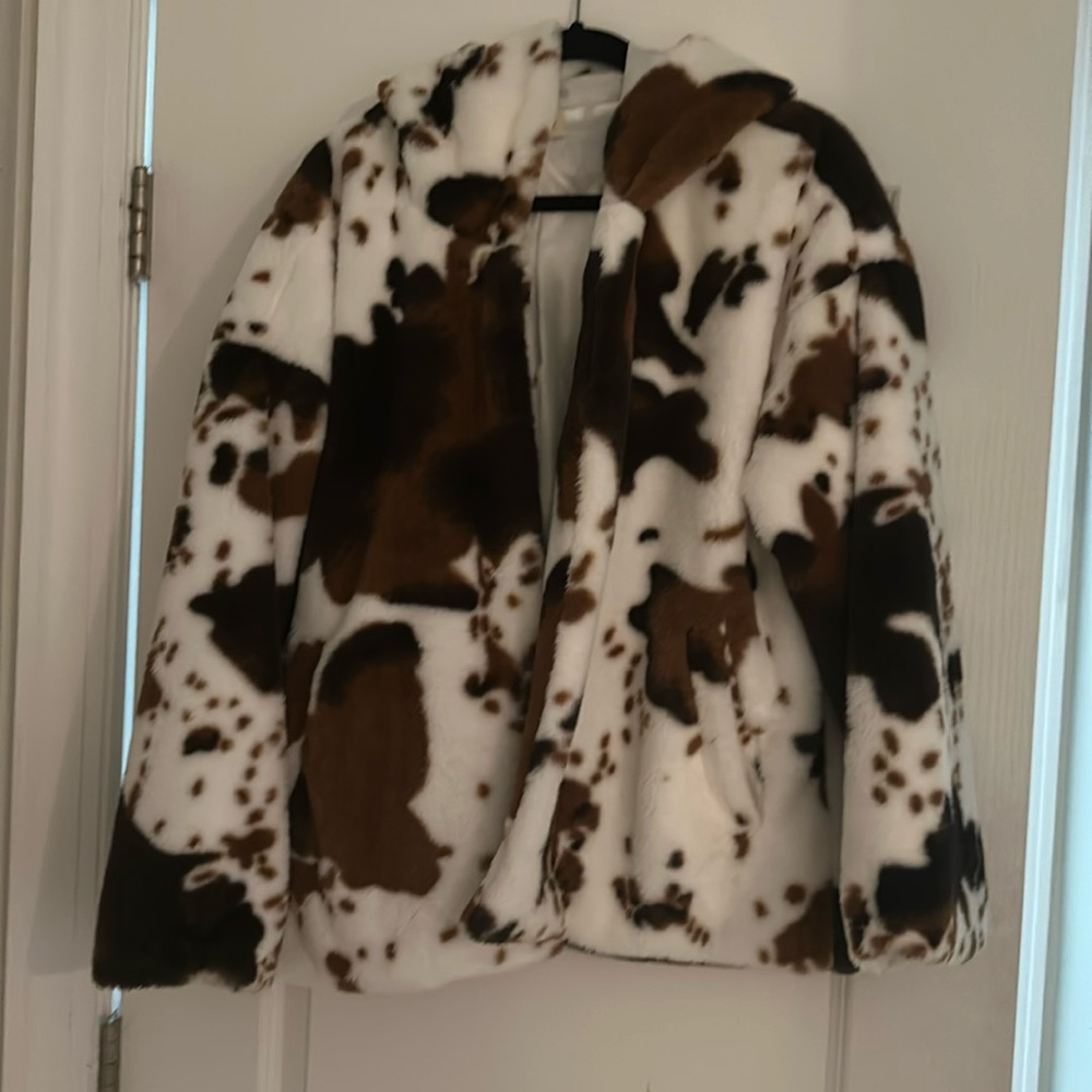 Cow Print Jacket